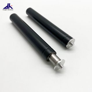 Coating Black Stainless Steel Telescopic Pole with 1/4