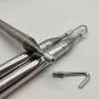 Stainless Steel Telescopic Pole with Hook for Golf Game