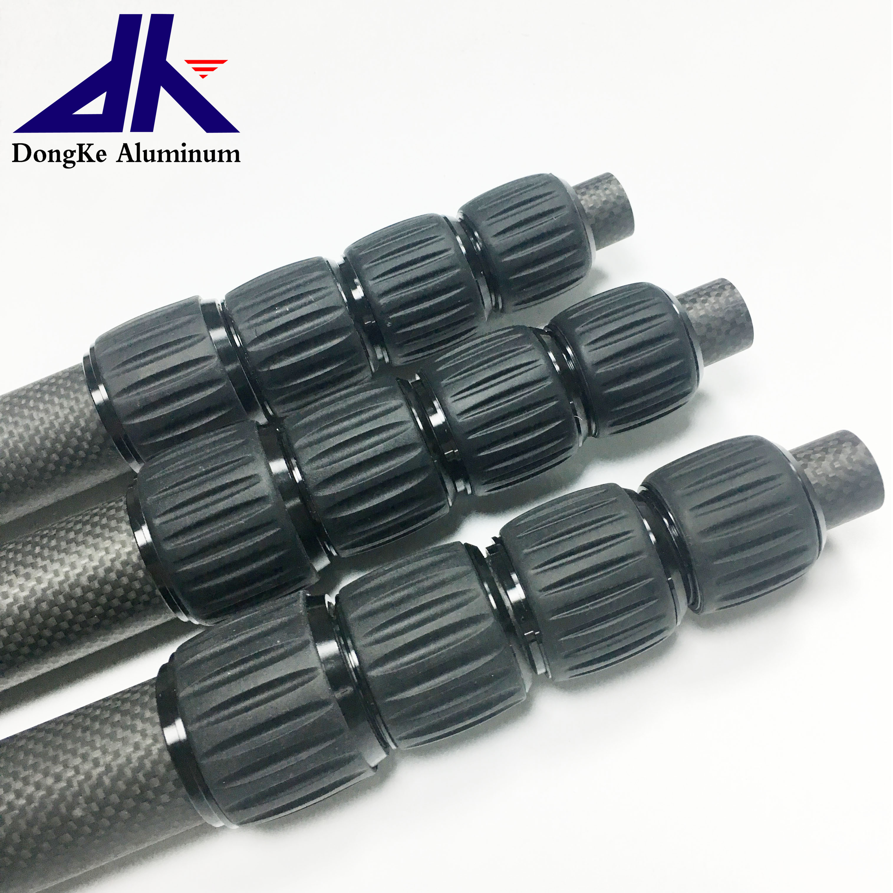 Carbon Fiber Telescopic Poles Hiking extension stick with Knockdown