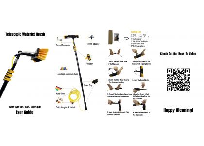 water fed cleaning tool specification finished