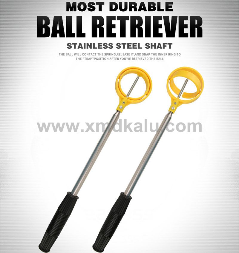 customized Golf ball disc retriever stainless steel extending pole disc