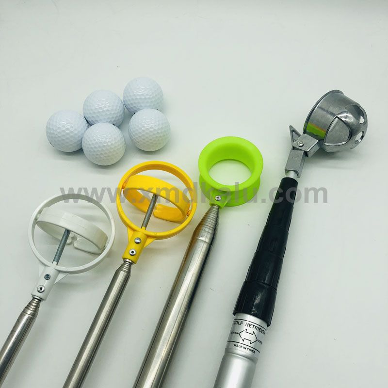 customized Golf ball disc retriever stainless steel extending pole disc