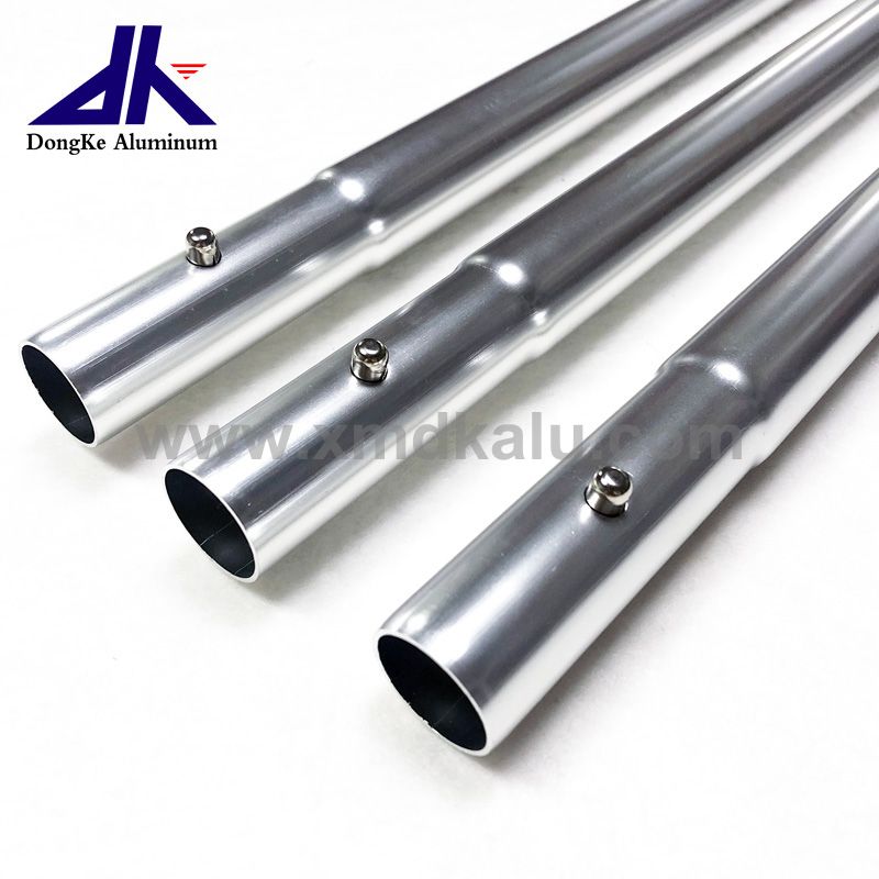 6063 T5 Anodized Aluminum Swaging Tube with spring button
