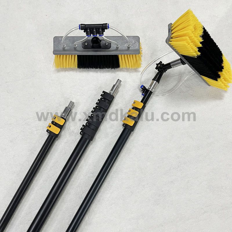 12ft/8m/12 M Aluminum Telescopic Pole With Water Fed Pole Brush For Cleaning Window Extension