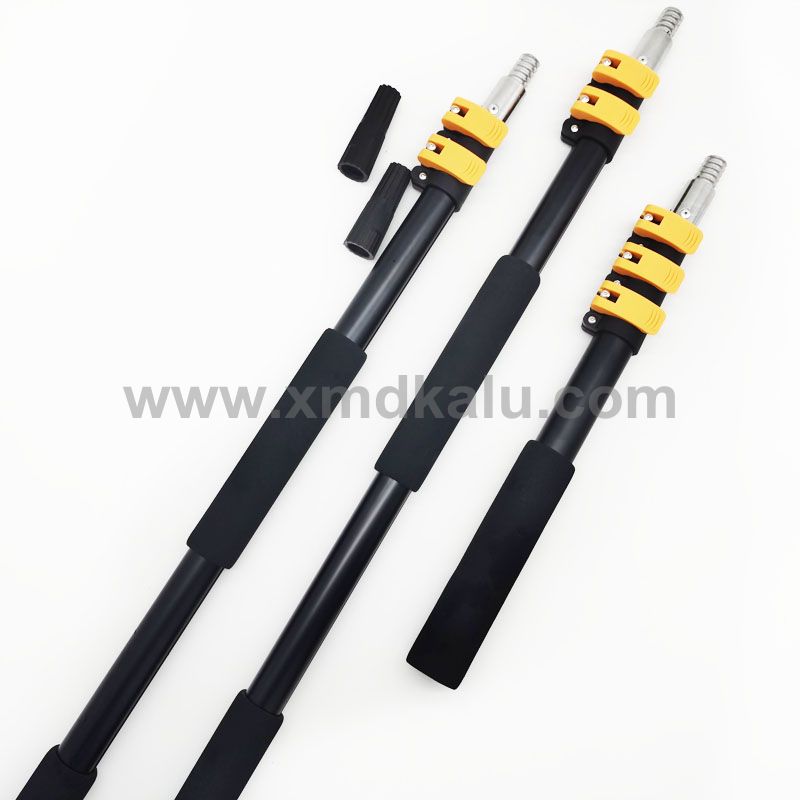 New arrival aluminum telescopic pole with spring button lock telescopic