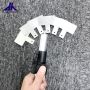 Aluminum telescopic pole with steel base/metal base/aluminum base/customized base