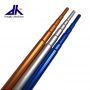 Flexible aluminum telescopic pole with internal friction lock 