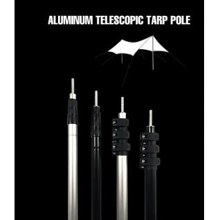 aluminum telescopic tube with small rod in the end