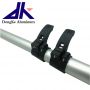 Telescoping pole with thread attachments