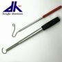 stainless steel collapsible extrusion pole with hook