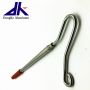 stainless steel collapsible extrusion pole with hook