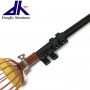 hot sale customized aluminum telescopic pole with flip pro for fruit collection 