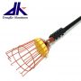 hot sale customized aluminum telescopic pole with flip pro for fruit collection 