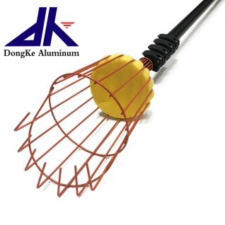 hot sale customized aluminum telescopic pole with flip pro for fruit collection 