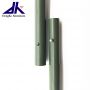 Popular green aluminum foldable tent pipe with spring button