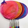Stainless steel telescopic pole with catching fish net for children