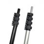 custom carbon fiber / aluminum telescopic pole for video inspection camera 
