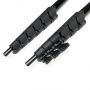 custom carbon fiber / aluminum telescopic pole for video inspection camera 