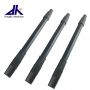 Three sections twist lock aluminum extension black pole