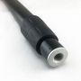 Three sections twist lock aluminum extension black pole