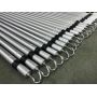 High quality 5 sections aluminum twist lock telescopic pole extension tube With Hook 