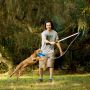 Outdoor Long Extension Pole With Long Rope For Puppy pet's trainer Stainless Steel Pole pro