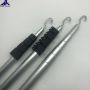 Customized light adjustable pole with Flip lock Aluminum Telescopic Pole with various Hooks 