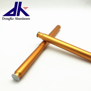 Heavy duty light weight extending length 3 m aluminum telescopic pole anodized extension tube with Friction Lock 