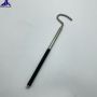 3 m available stainless steel telescopic poles 10 feet extension steel stick with hooks for snake catching tool 