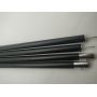Customized Round adjustable Aluminum Camping tarp tent pole with spring button lock flexible tent pole 
