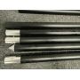 Customized Round adjustable Aluminum Camping tarp tent pole with spring button lock flexible tent pole 