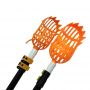 New product Aluminum extension rod tool with basket Telescopic best fruit picker pole for fruit collection 