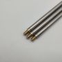 Customized length hollow inside stainless steel telescopic pole with US standard screw extension tube for antenna 