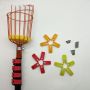 New product Aluminum extension rod tool with basket Telescopic best fruit picker pole for fruit collection 