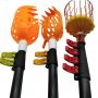 extension manufacturer Aluminum extension rod tool with basket Telescopic best fruit picker pole for fruit picker 