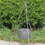camping product pole Cooking Tripod Folding Campfire Grill Grate Stand Camping Fire Pit Tool for Bonfire Party Picnic BBQ 