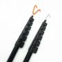Disc Golf Backpack Disc Retriever Pole 304 stainless steel poles telescopic aluminum tubing retriever Frisbee for outdoor sport 