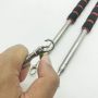 Stainless steel extension flirt pole for cat and dog