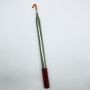 aluminum disc golf retriever stick stainless steel 12 feet disc golf retriever pole with hook for disc golf game