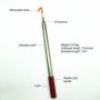 Double hook stainless steel telescopic discs rescue retriever with custom handle
