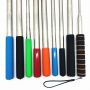 Double hook stainless steel telescopic discs rescue retriever with custom handle