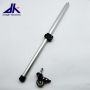 custom 180 degree folding desk leg aluminum with hole spring button lock adjustable pole for strong Laptop table leg