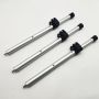 custom 180 degree folding desk leg aluminum with hole spring button lock adjustable pole for strong Laptop table leg