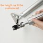 custom 180 degree folding desk leg aluminum with hole spring button lock adjustable pole for strong Laptop table leg