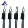 High strength 5 sections adjustable pole Flip lock Aluminum Telescopic Pole with Customized Parts for clean swimming pool