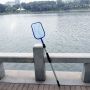 High strength 5 sections adjustable pole Flip lock Aluminum Telescopic Pole with Customized Parts for clean swimming pool