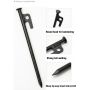 Mountaineering camping high strength lengthened cast iron tent peg beach peg tent peg