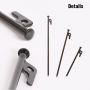 Mountaineering camping high strength lengthened cast iron tent peg beach peg tent peg