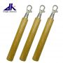 Wooden handle Stainless steel telescopic rod with clip