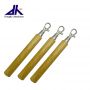 Wooden handle Stainless steel telescopic rod with clip